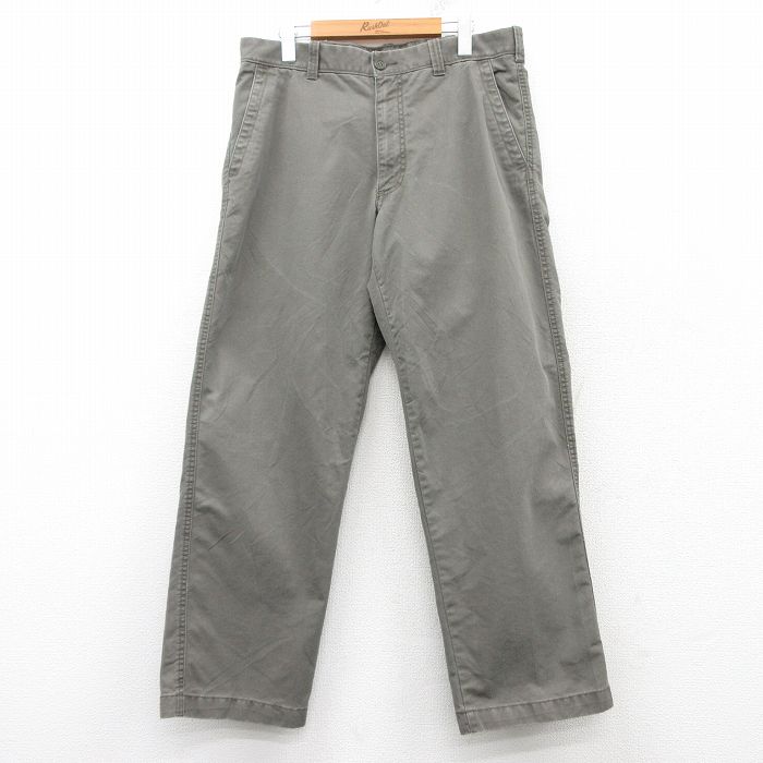 W35★古着 セントジョンズベイ パンツ メンズ グレー 25mar01 中古 ボトムス ロング