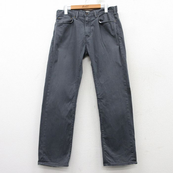 W32★古着 ドッカーズ パンツ メンズ グレー 25mar01 中古 ボトムス ロング