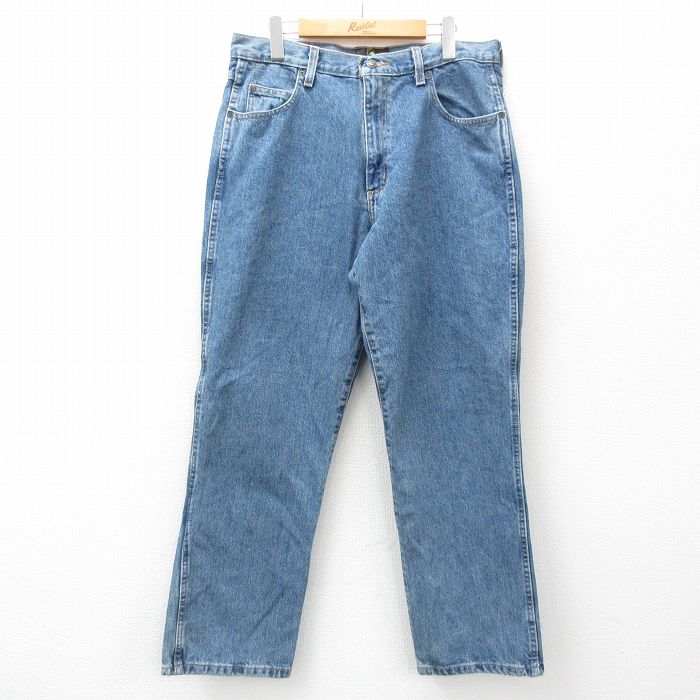 【50%OFF】W34★古着 レッドヘッド ジーンズ メンズ 00年代 00s コットン 紺 ネイビー デニム 25mar01 中古 ボトムス ジーパン Gパン ロング パンツ