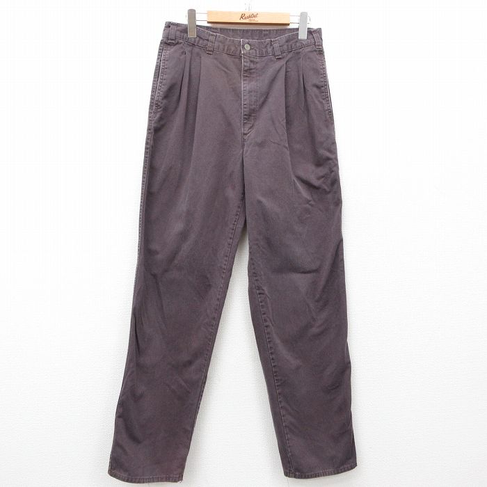 W31★古着 ドッカーズ パンツ メンズ 90年代 90s グレー 25mar03 中古 ボトムス ロング