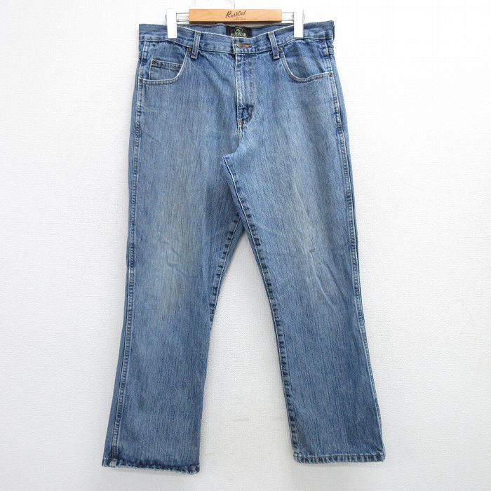 【50%OFF】W34★古着 レッドヘッド ジーンズ メンズ 00年代 00s コットン 紺 ネイビー デニム 25mar03 中古 ボトムス ジーパン Gパン ロング パンツ