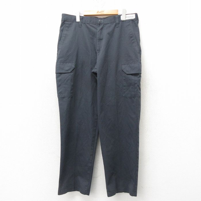 W36★古着 ワーク カーゴ パンツ メンズ CINTAS 濃グレー 25mar03 中古 ボトムス ロング