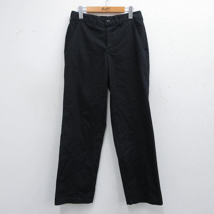 W30★古着 レッドキャップ ワーク パンツ メンズ 黒 ブラック 25mar04 中古 ボトムス ロング
