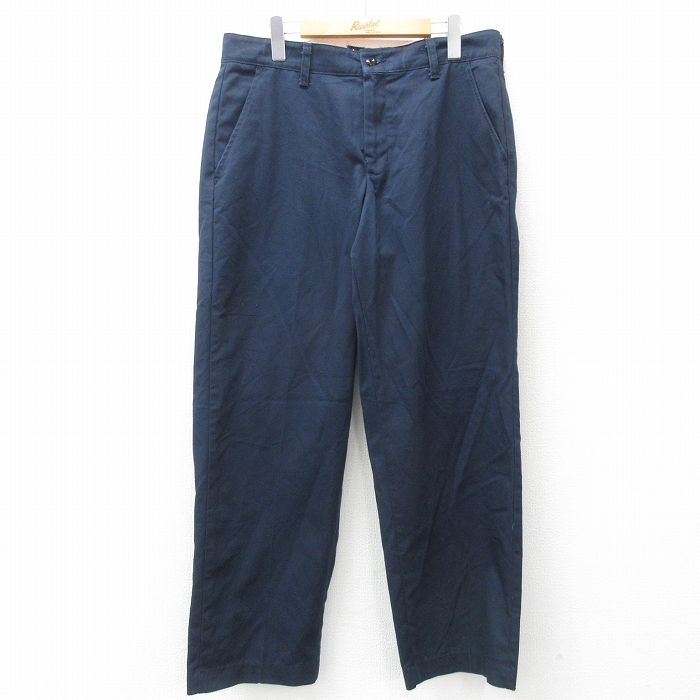 W34★古着 レッドキャップ ワーク パンツ メンズ 00年代 00s 紺 ネイビー 25mar04 中古 ボトムス ロング