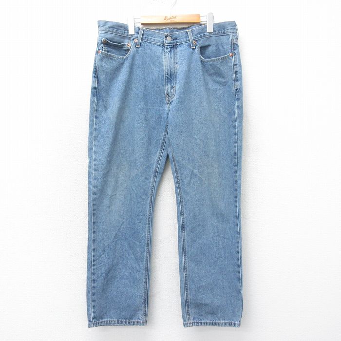 W39★古着 リーバイス Levis 541 ジーンズ メンズ コットン 紺 ネイビー デニム 25mar06 中古 ボトムス ジーパン Gパン ロング パンツ