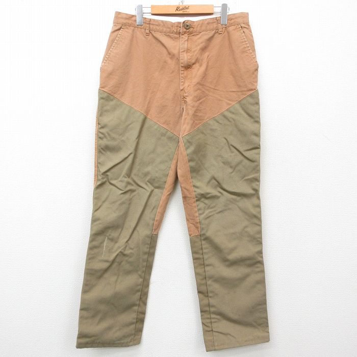 W35★古着 カベラス ハンティング パンツ メンズ 00年代 00s ダック地 コットン 茶他 ブラウン 25mar08 中古 ボトムス ロング