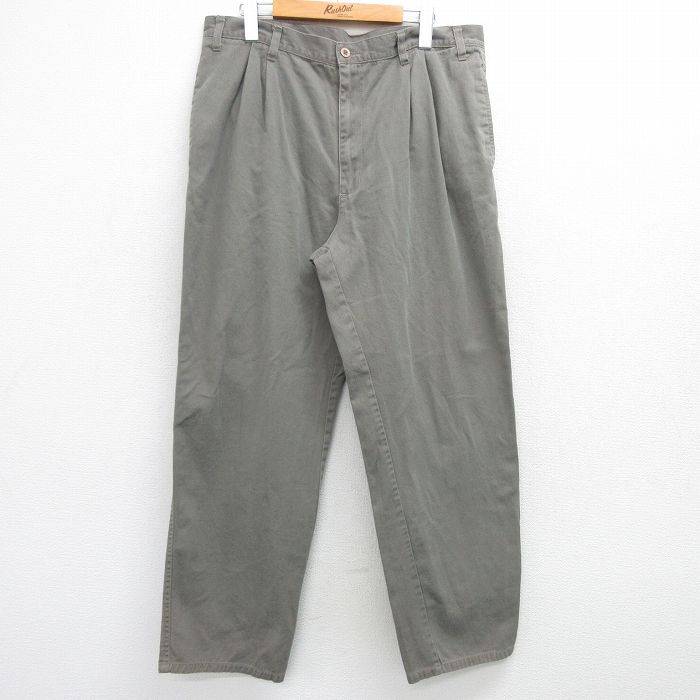 【50%OFF】W35★古着 ジョーダッシュ パンツ メンズ 薄緑 グリーン 25mar08 中古 ボトムス ロング