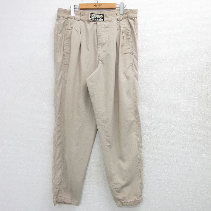 W36★古着 ビューグルボーイ パンツ メンズ 00年代 00s ベージュ カーキ 25mar08 中古 ボトムス ロング