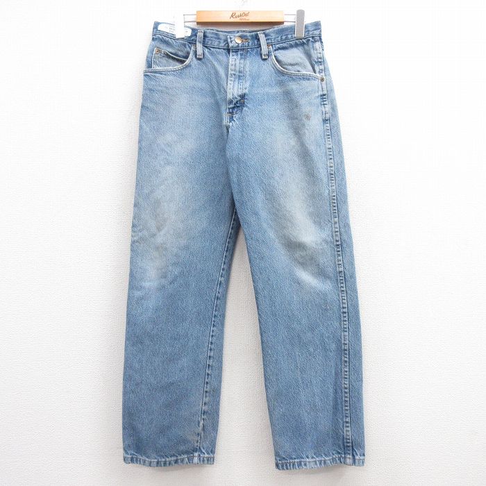 W31★古着 レッドキャップ ジーンズ メンズ 00年代 00s コットン 紺 ネイビー デニム 25mar08 中古 ボトムス ジーパン Gパン ロング パンツ