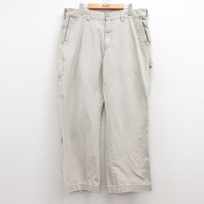 W38★古着 レッドヘッド ペインター パンツ メンズ 00年代 00s ダック地 コットン 薄ベージュ カーキ 25mar08 中古 ボトムス ロング