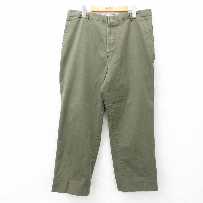 W38★古着 ボーイスカウト パンツ メンズ 80年代 80s タロン 緑 グリーン 【spe】 25mar11 中古 ボトムス ロング