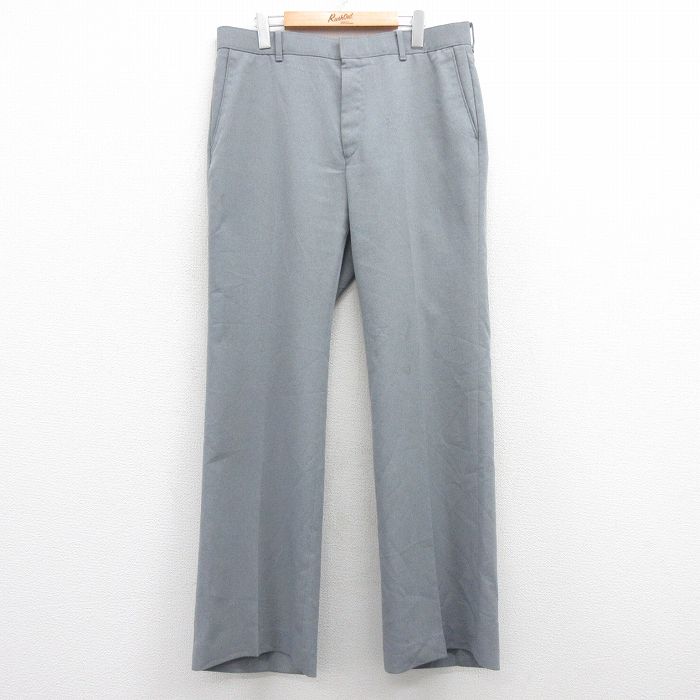 W36★古着 リーバイス Levis アクション スラックス パンツ メンズ 80年代 80s タロン グレー 25mar11 中古 ボトムス ロング