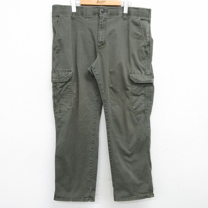 W38★古着 リー Lee カーゴ パンツ 緑 グリーン 25mar17 中古 メンズ ボトムス ロング