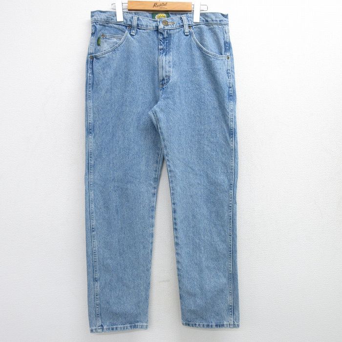 【50%OFF】W31★古着 カベラス ジーンズ メンズ 薄紺 ネイビー デニム 【spe】 25mar17 中古 ボトムス ジーパン Gパン ロング パンツ