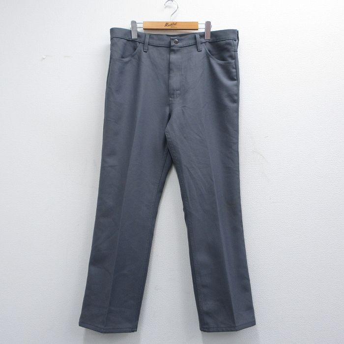 W38★古着 ラングラー Wrangler ランチャー パンツ メンズ グレー 25mar19 中古 ボトムス ロング