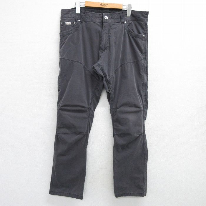 W38★古着 KUHL パンツ メンズ グレー 25mar19 中古 ボトムス ロング