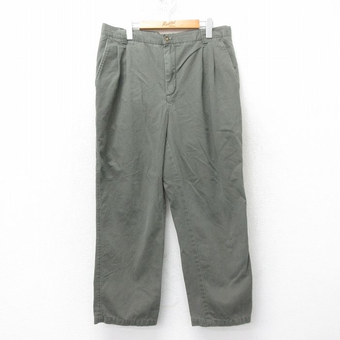 W36 パンツ グリーン | 古着