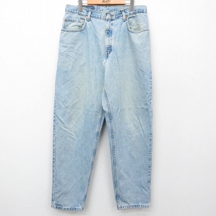 W33★古着 リーバイス Levis 560 ジーンズ メンズ 00年代 00s テーパード コットン 紺 ネイビー デニム 【spe】 25mar27 中古 ボトムス ジーパン Gパン ロング パンツ