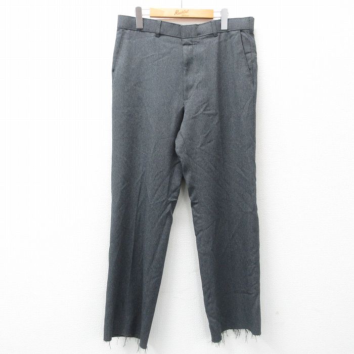 W35★古着 リーバイス Levis アクション スラックス パンツ メンズ 80年代 80s タロン グレー 【spe】 25mar27 中古 ボトムス ロング