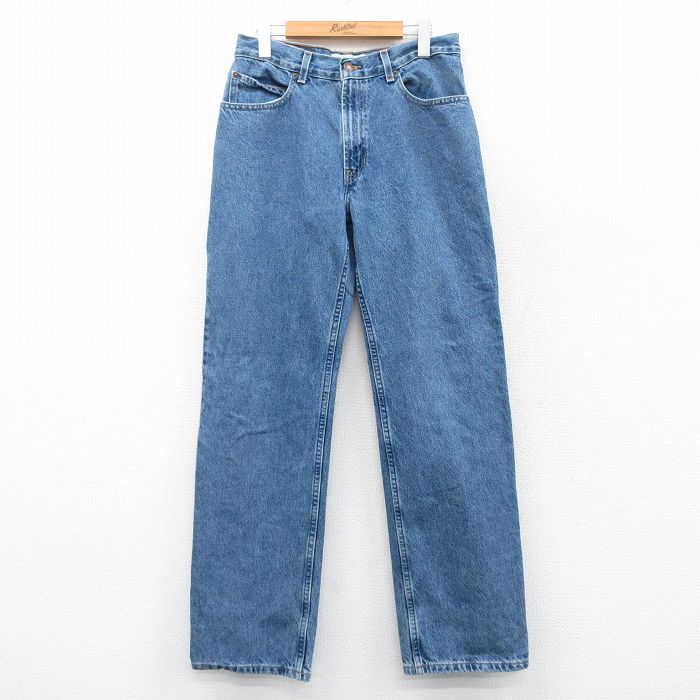 W30★古着 オールドネイビー OLD NAVY ジーンズ メンズ 00年代 00s コットン 紺 ネイビー デニム 25mar27 中古 ボトムス ジーパン Gパン ロング パンツ
