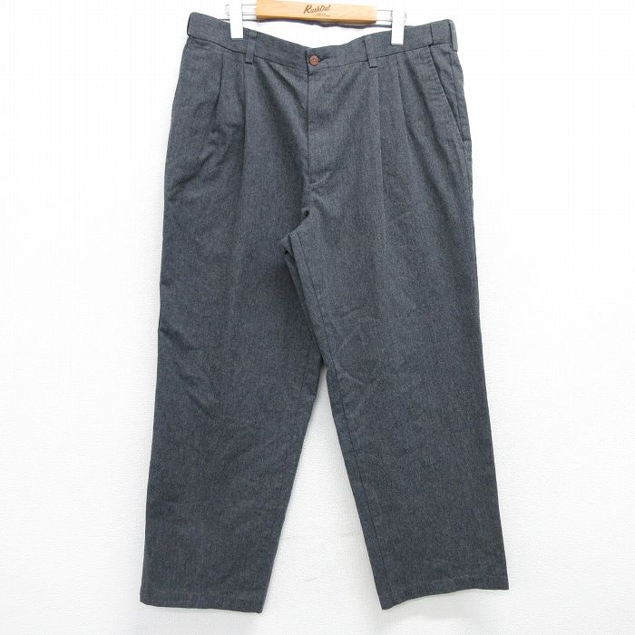 W36★古着 FARAH パンツ メンズ グレー 25apr02 中古 ボトムス ロング