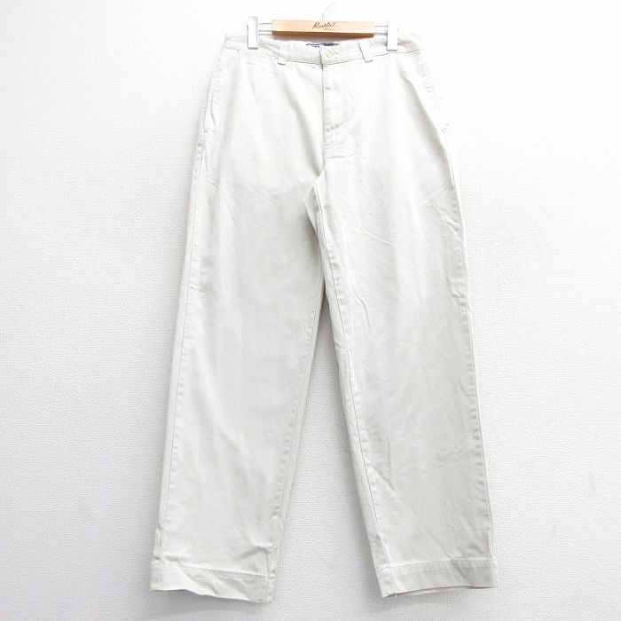 W30★古着 ラルフローレン Ralph Lauren ブランド チノ パンツ チノパン メンズ 90年代 90s コットン 薄ベージュ カーキ 25apr02 中古 ボトムス ロング