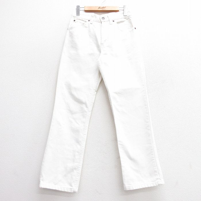 W28★古着 リーバイス Levis ジーンズ メンズ 白 ホワイト 25apr03 中古 ボトムス ジーパン Gパン ロング パンツ
