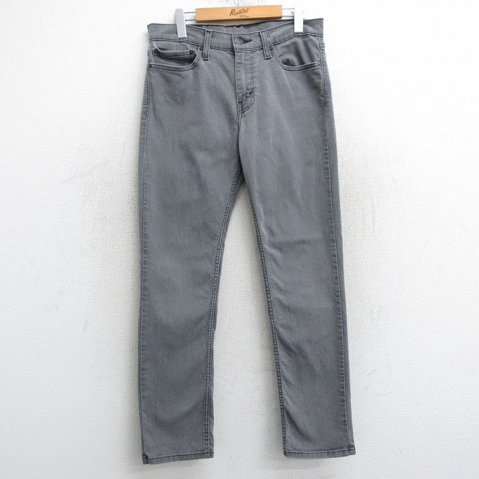 W33★古着 リーバイス Levis 511 ジーンズ メンズ グレー デニム 25apr10 中古 ボトムス ジーパン Gパン ロング パンツ