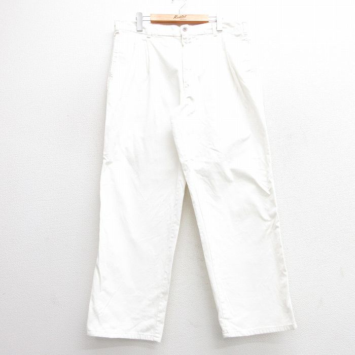 W39★古着 ドッカーズ パンツ メンズ 90年代 90s 白 ホワイト 25apr11 中古 ボトムス ロング