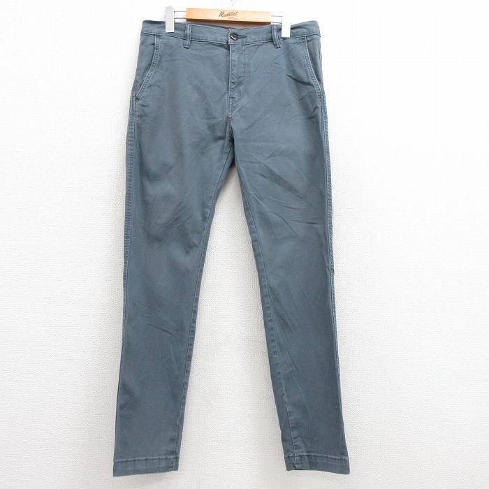 W33★古着 リーバイス Levis チノ パンツ チノパン メンズ 紺系 ネイビー 25apr11 中古 ボトムス ロング