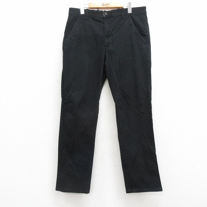 W35★古着 リーバイス Levis パンツ メンズ 黒 ブラック 25apr12 中古 ボトムス ロング
