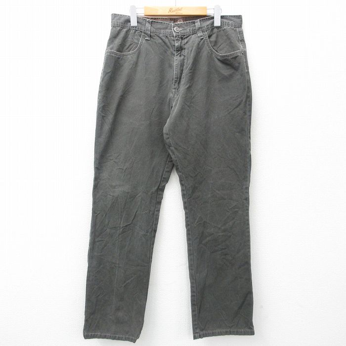 W34★古着 レッドヘッド パンツ メンズ コットン 緑系 グリーン 25apr12 中古 ボトムス ロング