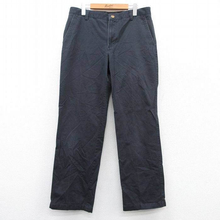 バンヒューセン パンツ ネイビー W36 | 古着