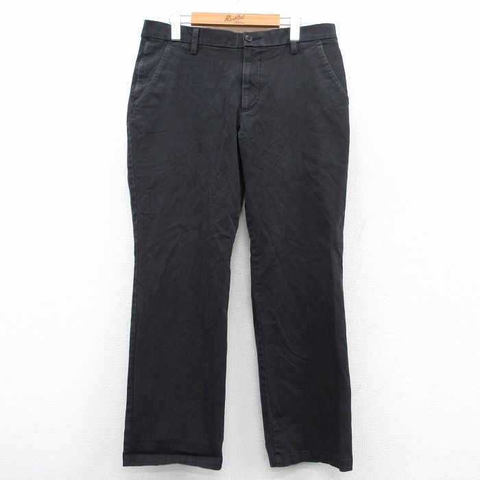 W36★古着 ドッカーズ パンツ メンズ こげ茶 ブラウン 25apr12 中古 ボトムス ロング