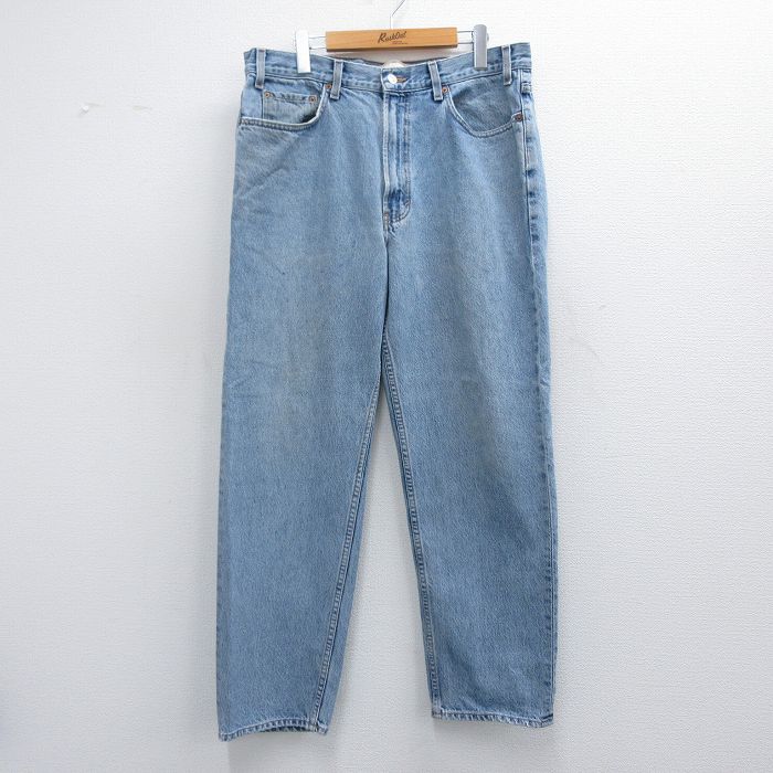 【50%OFF】W35★古着 ギャップ GAP ジーンズ メンズ 00年代 00s コットン 紺 ネイビー デニム 25apr14 中古 ボトムス ジーパン Gパン ロング パンツ