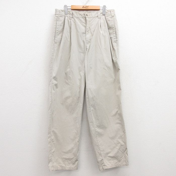 【50%OFF】W34★古着 ドッカーズ パンツ メンズ ベージュ カーキ 25apr15 中古 ボトムス ロング