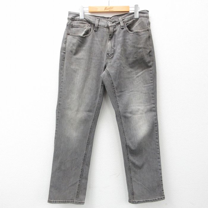 W33★古着 リーバイス Levis 541 ジーンズ メンズ 黒 ブラック デニム 25apr18 中古 ボトムス ジーパン Gパン ロング パンツ