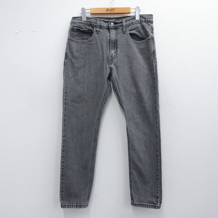 W34★古着 リーバイス Levis 512 ジーンズ メンズ グレー デニム 25apr19 中古 ボトムス ジーパン Gパン ロング パンツ