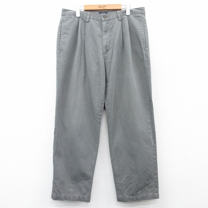 W36★古着 ドッカーズ パンツ メンズ 00年代 00s コットン グレー系 25apr19 中古 ボトムス ロング