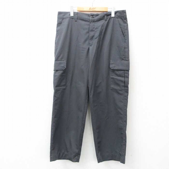 W36★古着 レッドキャップ ワーク カーゴ パンツ メンズ 00年代 00s 濃グレー 25apr21 中古 ボトムス ロング