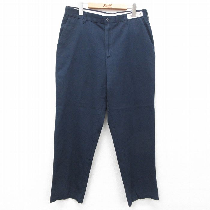 W33★古着 ワーク パンツ メンズ CiNTAS 濃紺 ネイビー 25apr21 中古 ボトムス ロング