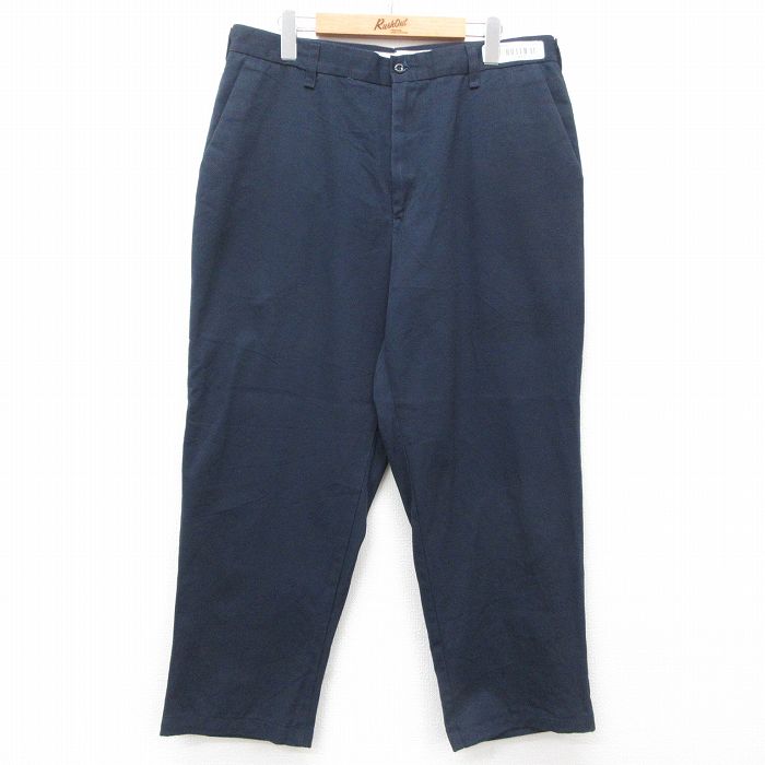 W34★古着 ワーク パンツ メンズ CiNTAS 濃紺 ネイビー 25apr21 中古 ボトムス ロング