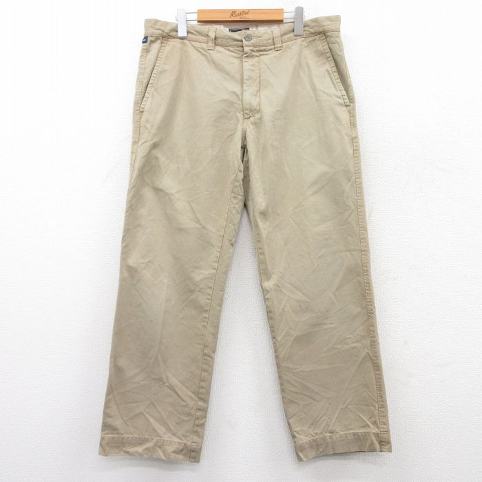 W36★古着 ドッカーズ パンツ メンズ コットン ベージュ カーキ 25apr23 中古 ボトムス ロング