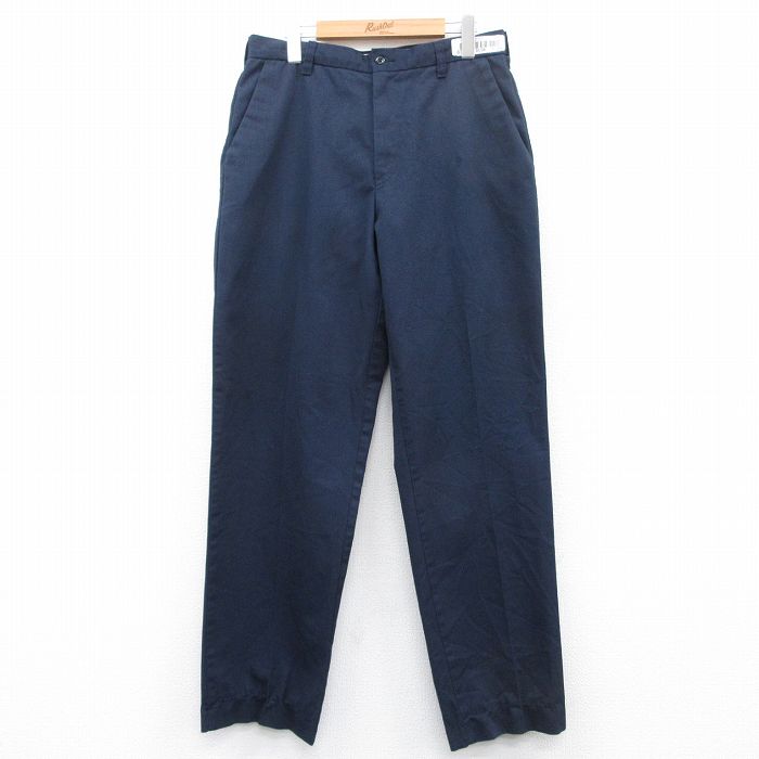 W32★古着 ワーク パンツ メンズ CiNTAS 紺 ネイビー 25apr24 中古 ボトムス ロング
