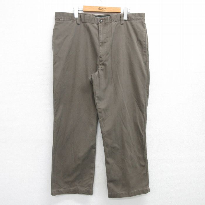 W38★古着 ドッカーズ パンツ メンズ 00年代 00s コットン 濃緑系 グリーン 25apr25 中古 ボトムス ロング