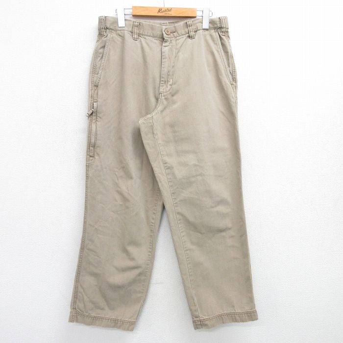 【50%OFF】W32★古着 ドッカーズ パンツ メンズ ベージュ カーキ 25apr25 中古 ボトムス ロング