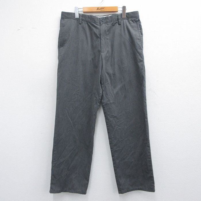 【50%OFF】W37★古着 ドッカーズ パンツ メンズ 濃グレー 25apr28 中古 ボトムス ロング