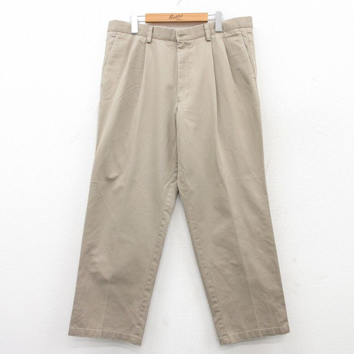 W38★古着 ドッカーズ パンツ メンズ ベージュ カーキ 25apr28 中古 ボトムス ロング