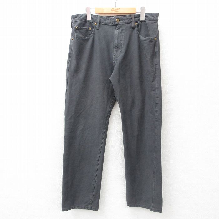 W36★古着 ドッカーズ パンツ メンズ 濃グレー 25may01 中古 ボトムス ロング