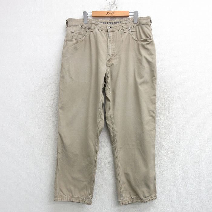 W36★古着 DULUTH パンツ メンズ ベージュ系 カーキ 25may10 中古 ボトムス ロング